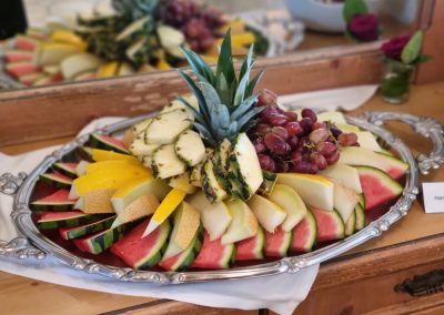 Detailaufnahme einer festlich gedeckten Tafel