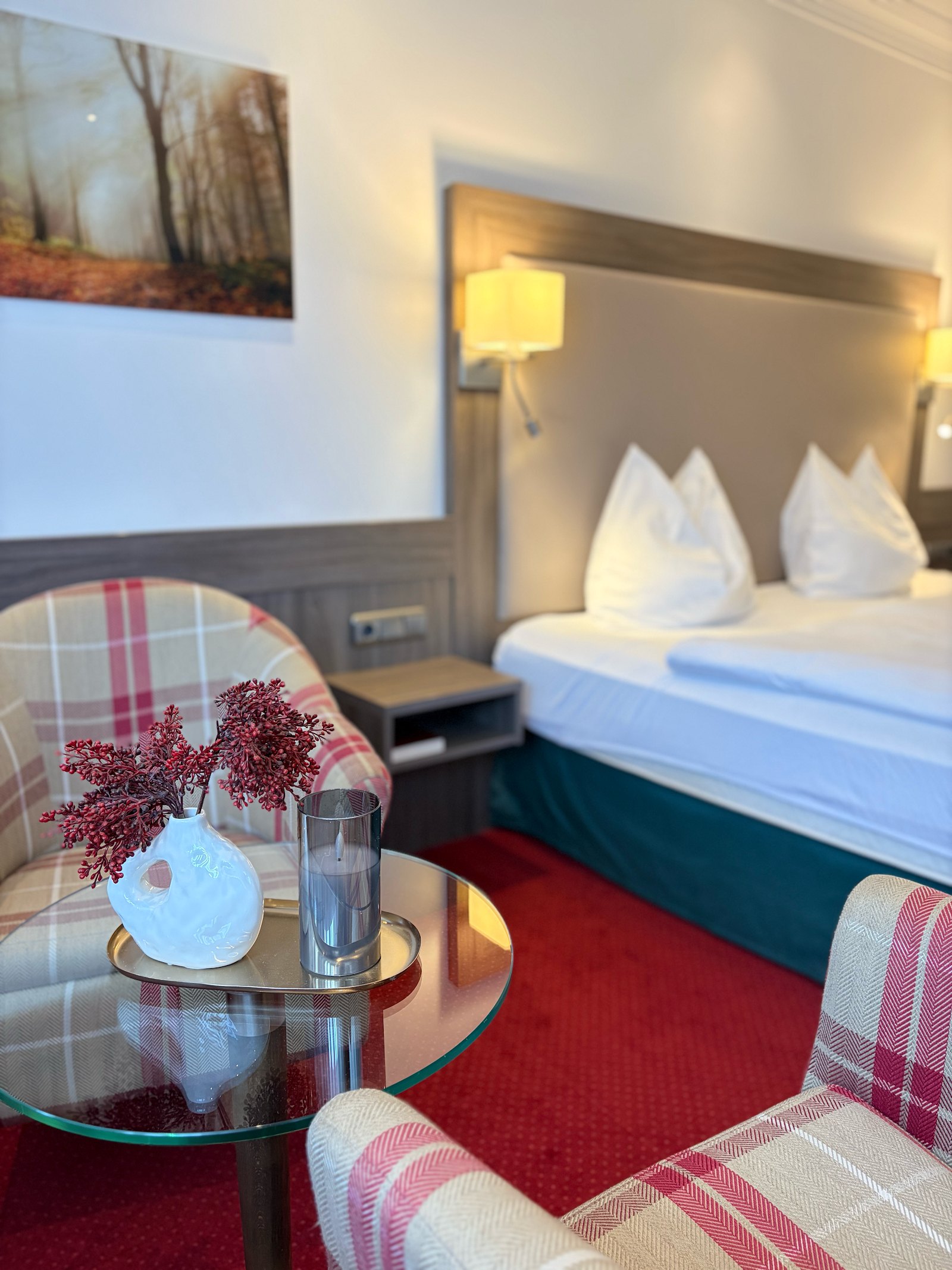 Einzelzimmer Business im Hotel Landhaus Alpinia Berlin